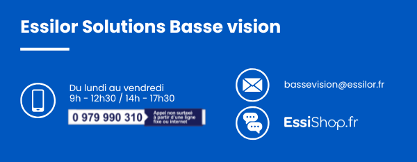 Contacts Basse vision Essilor Solutions